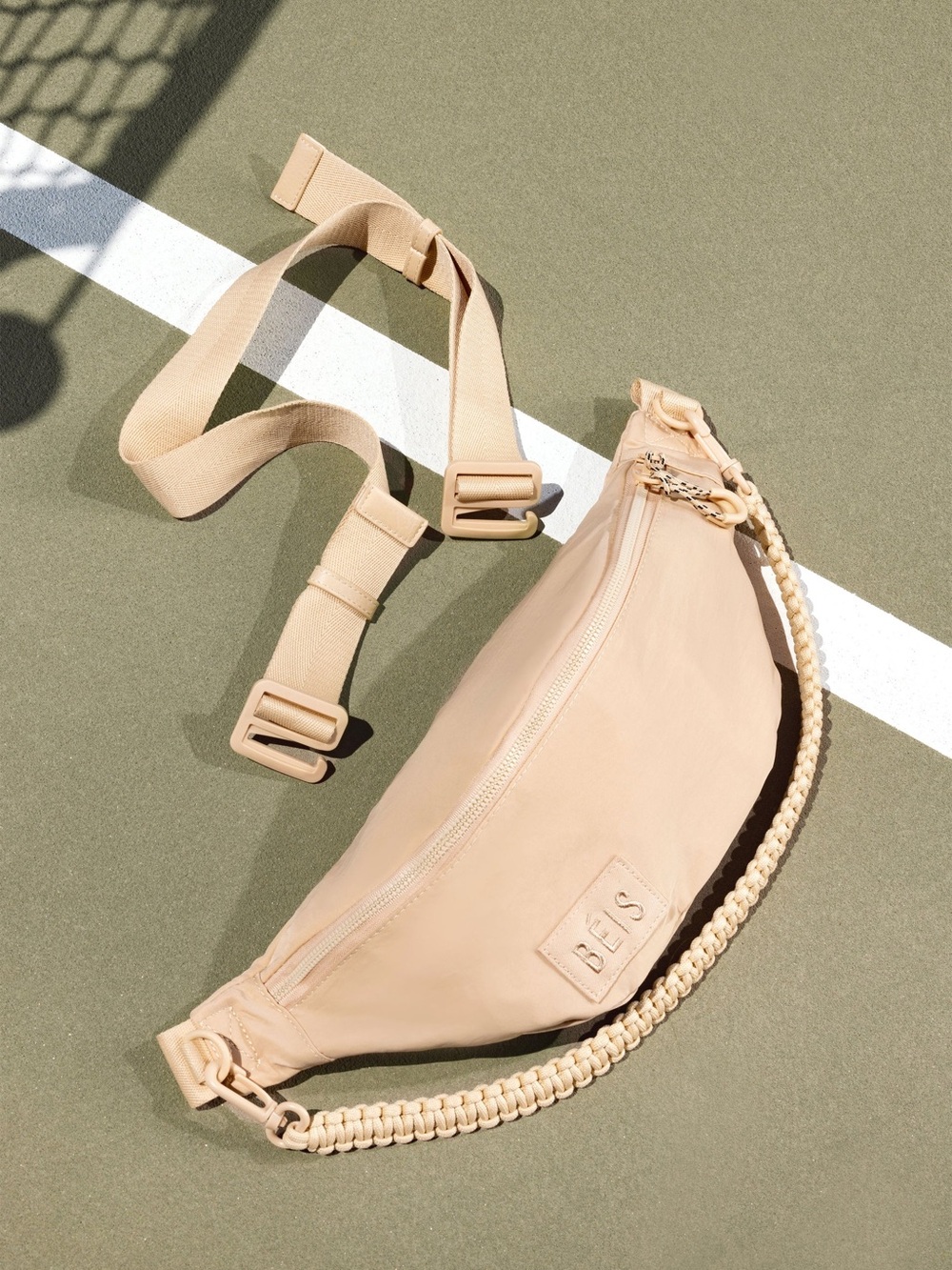 New Beis The Sport Pack in Beige $58